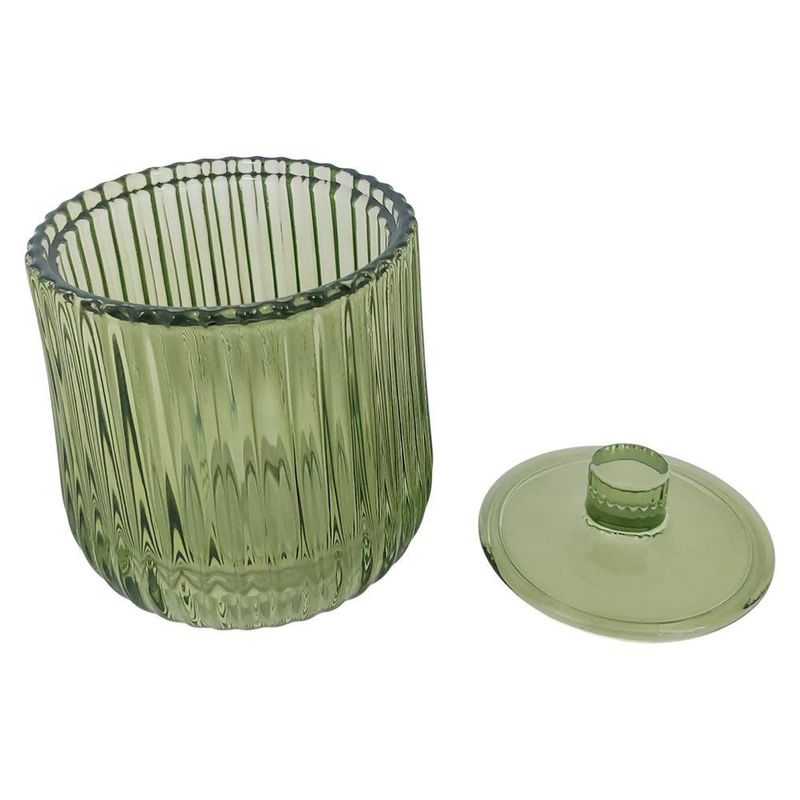 Algodonera Decorativa para Baño Color Verde