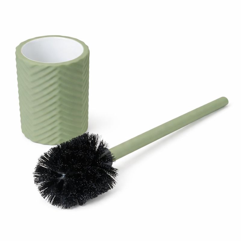 Cepillo para Sanitario Texturizado Color Verde Mate