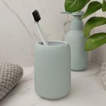 Vaso Texturizado para Baño Color Celeste