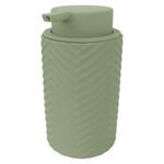 Dispensador de Jabón Texturizado para Baño Color Verde Mate