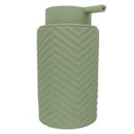 Dispensador de Jabón Texturizado para Baño Color Verde Mate