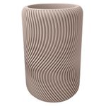 Vaso Texturizado para Baño Color Beige