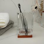 Vaso Decorativo para Baño Color Transparente