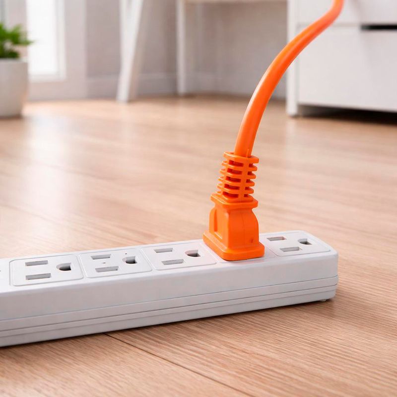 Extensión Eléctrica Naranja Uso Rudo Interior 15 M - Fulgore