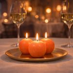 Vela Esfera No. 2 Color Peach