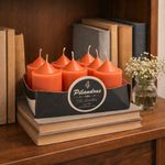 Set de Velas Votive Color Peach 6 Pzas