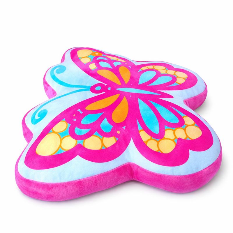 Cojín Decorativo Infantil Diseño Mariposa 40 x 40 Cm