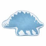 Cojín Decorativo Infantil Diseño de Dinosaurio Azul 40 x 40 Cm