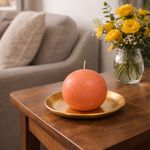 Vela Esfera No. 9 Color Peach