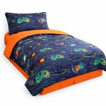 Set de Cubrecama Diseño Gamer Reversible Tamaño Imperial 2 Pzas