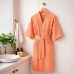 Bata de Baño Unisex Color Melón Talla Única