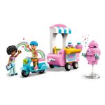 LEGO Friends Puesto de Algodón de Azúcar y Moto