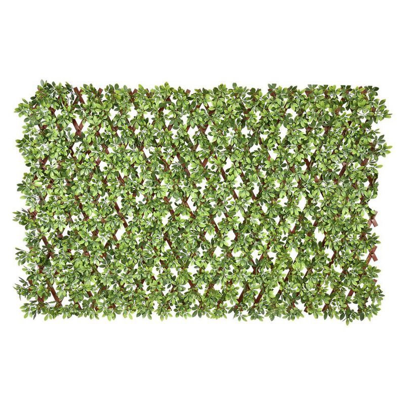 Panel de Follaje Hoja Pequeña Extensible con Enrejado de 90 x 180 cm