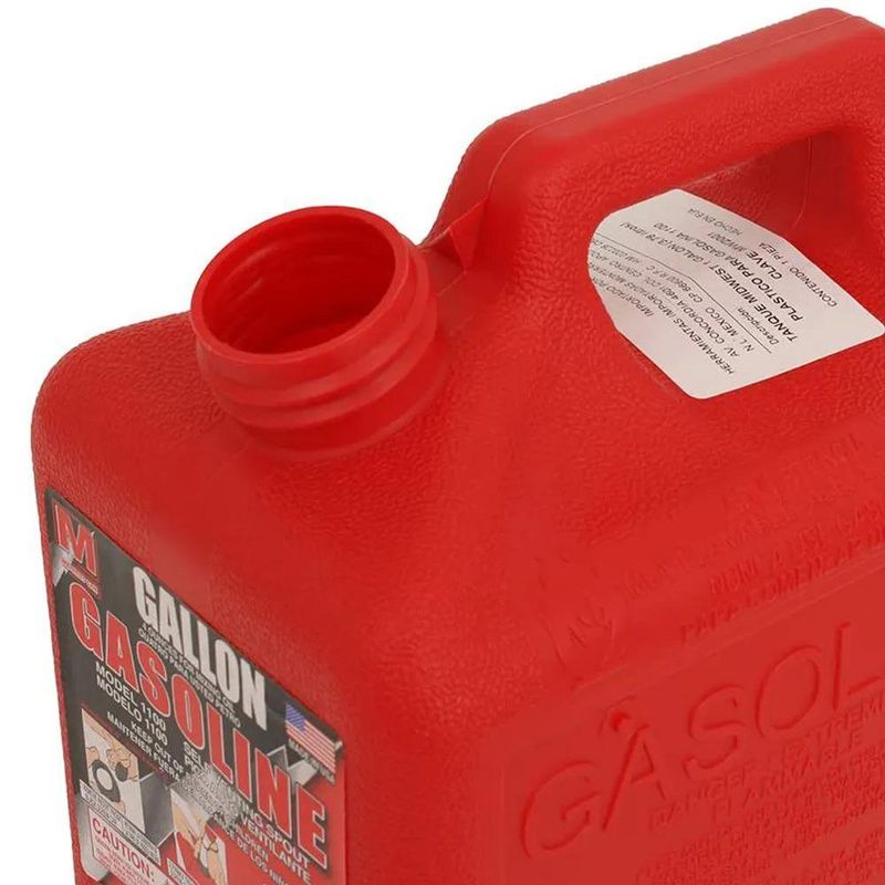 Bidón para Gasolina Plástico con Boquilla Vertedora de 1 Galón
