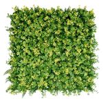 Panel de Follaje Artificial con Flores Amarillas 1 x 1 M