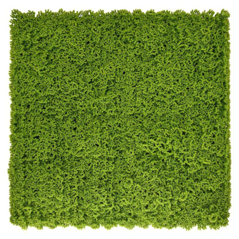 Panel de Follaje Decorativo Verde 50 x 50 Cm