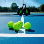 Set de 4 Pelotas para Pickleball Color Verde