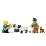 LEGO City Tractor Rojo con Remolque y Ovejas de 116 Piezas