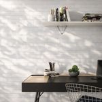 Papel Tapiz Decorativo Brice Diseño Ladrillo de 0.53 x 10.05 m Color Blanco