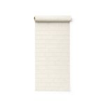 Papel Tapiz Decorativo Brice Diseño Ladrillo de 0.53 x 10.05 m Color Blanco
