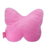 Cojín Decorativo Diseño Mariposa de 40 x 40 cm Color Rosado