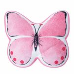 Cojín Decorativo Diseño Mariposa de 40 x 40 cm Color Rosado