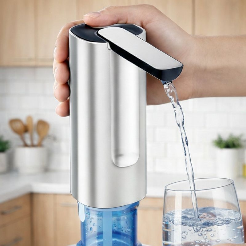 Dispensador de Agua Automático Plegable y Recargable USB