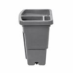 Pila Xtreme Plástica Gris de Doble Tina