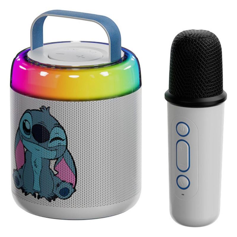 Kit de Mini Karaoke Inalámbrico Diseño Stitch