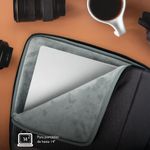 Funda para Laptop SquarePro de 14 Plg Color Gris
