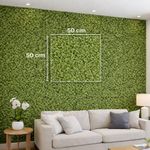Follaje Artificial Tipo Panel de 50 x 50 cm Color Verde