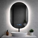 Espejo LED Medio Punto de 55 x 80 Cm