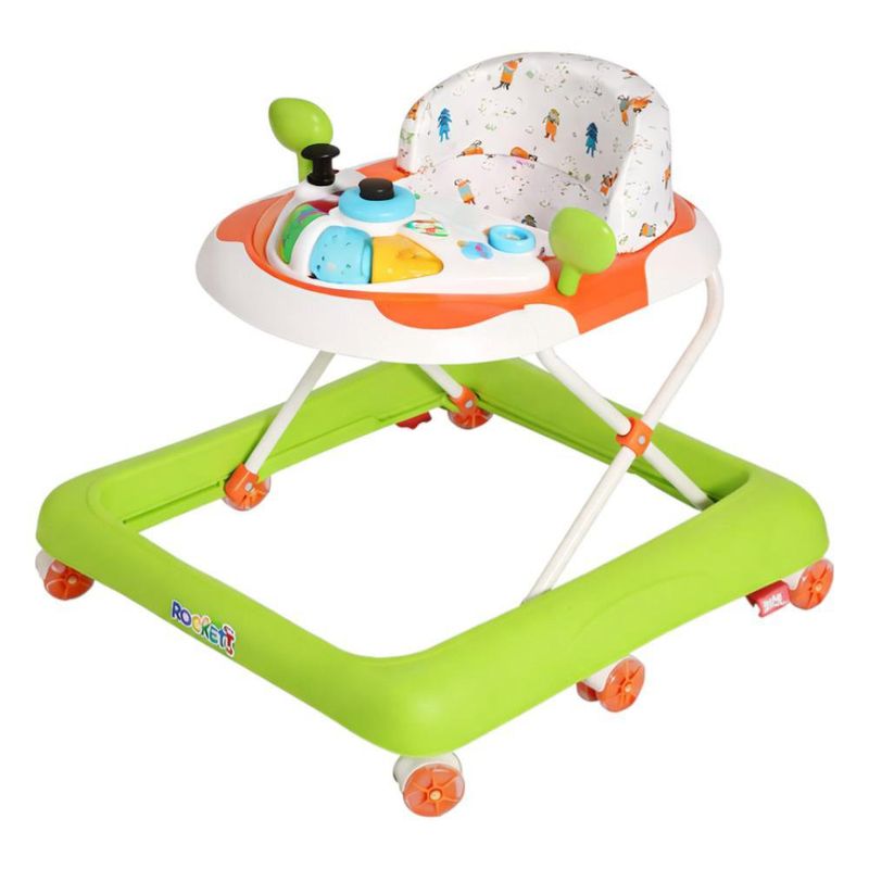 Andadera Babalu Traffic Blanco y Verde