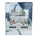 Set de Cubrecama de 2 Piezas Diseño Dinosaurio Tamaño Twin Reversible