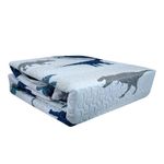 Set de Cubrecama de 2 Piezas Diseño Dinosaurio Tamaño Twin Reversible