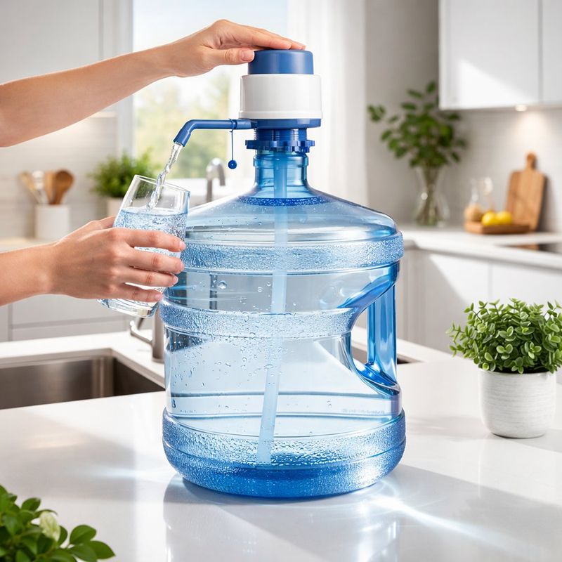 Bomba Manual para Garrafón con Botón Dosificador