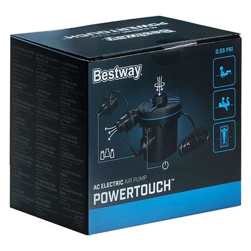 Inflador Eléctrico 120V con Adaptadores