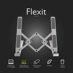 Soporte Ultraligero Flexit de Aluminio para Laptop 15.6 Plg