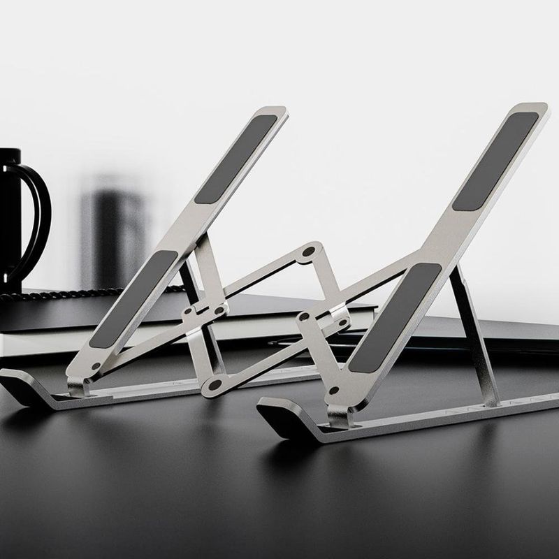 Soporte Ultraligero Flexit de Aluminio para Laptop 15.6 Plg