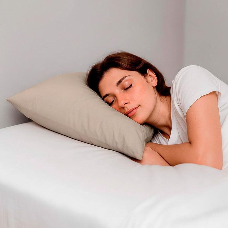 Set de Sobre Fundas Manhattan de 50 x 100 Cm Color Beige