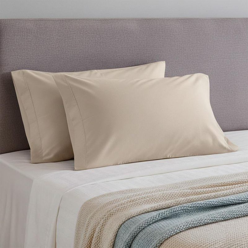 Set de Sobre Fundas Manhattan de 50 x 100 Cm Color Beige