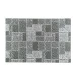 Individual Rectangular para Mesa Diseño Cuadros de 30 x 43 cm Color Gris