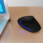Mouse Ergonómico Vertical Recargable