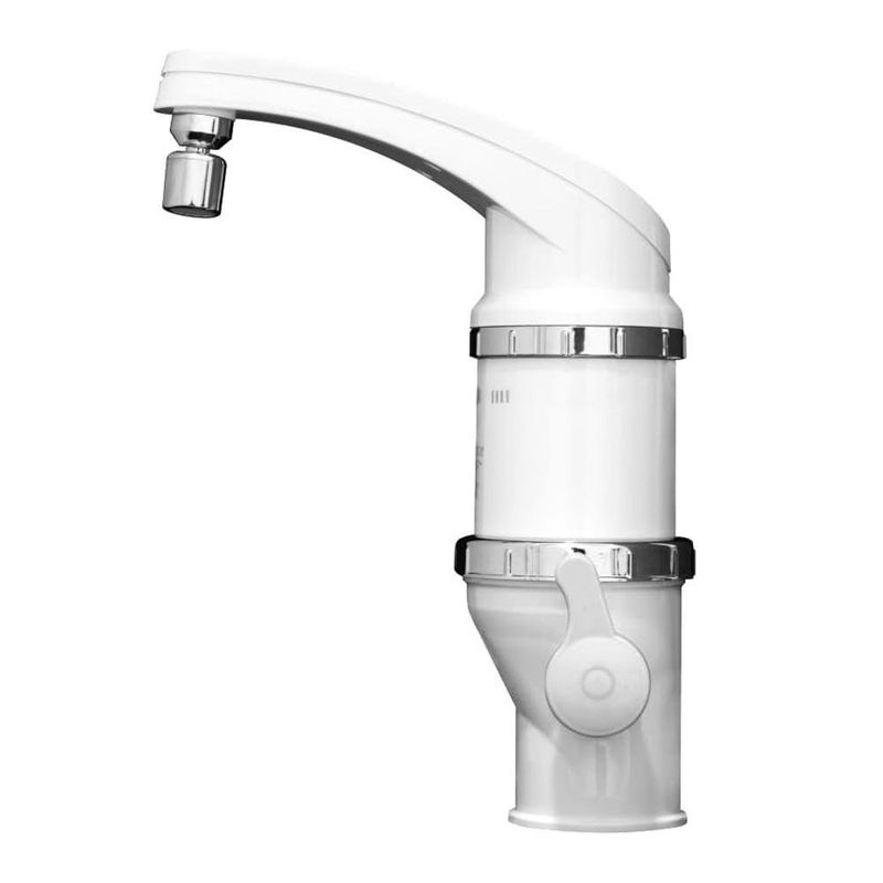 Grifo Eléctrico con Calentador Elegance 4 Temperaturas Color Blanco