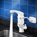 Grifo Eléctrico con Calentador Elegance 4 Temperaturas Color Blanco