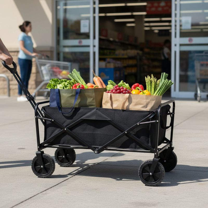 Carrito Colapsable Plegable Multiusos 98x88x52 cm
