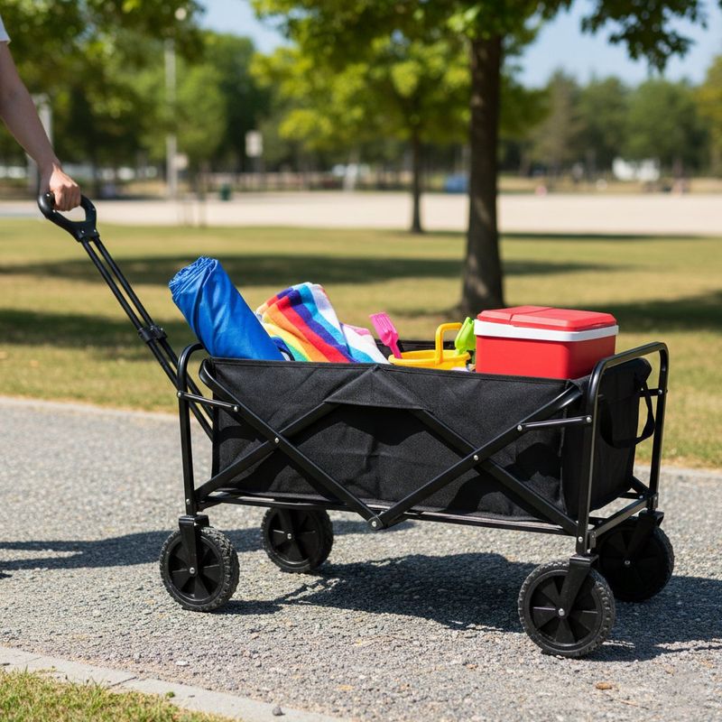 Carrito Colapsable Plegable Multiusos 98x88x52 cm