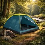 Carpa para 4 Personas Cooldome de 240 x 210 Cm Color Verde