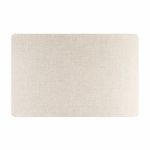 Individual Rectangular Textura Tipo Lino para Mesa de 30 x 43 cm Color Beige