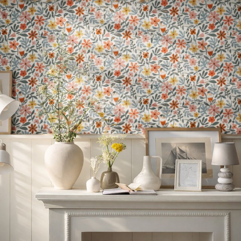 Papel Tapiz Decorativo Bloomsbury de 0.53 x 10.05 m Multicolor